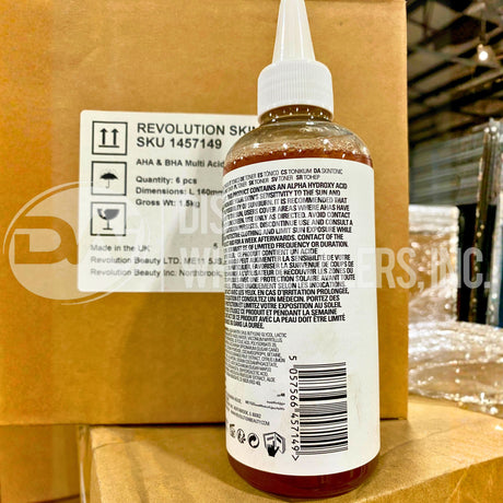 Revolution AHA & BHA Exfoliating Peeling Solution 6.76 Fl. Oz. (60 Pcs Lot)