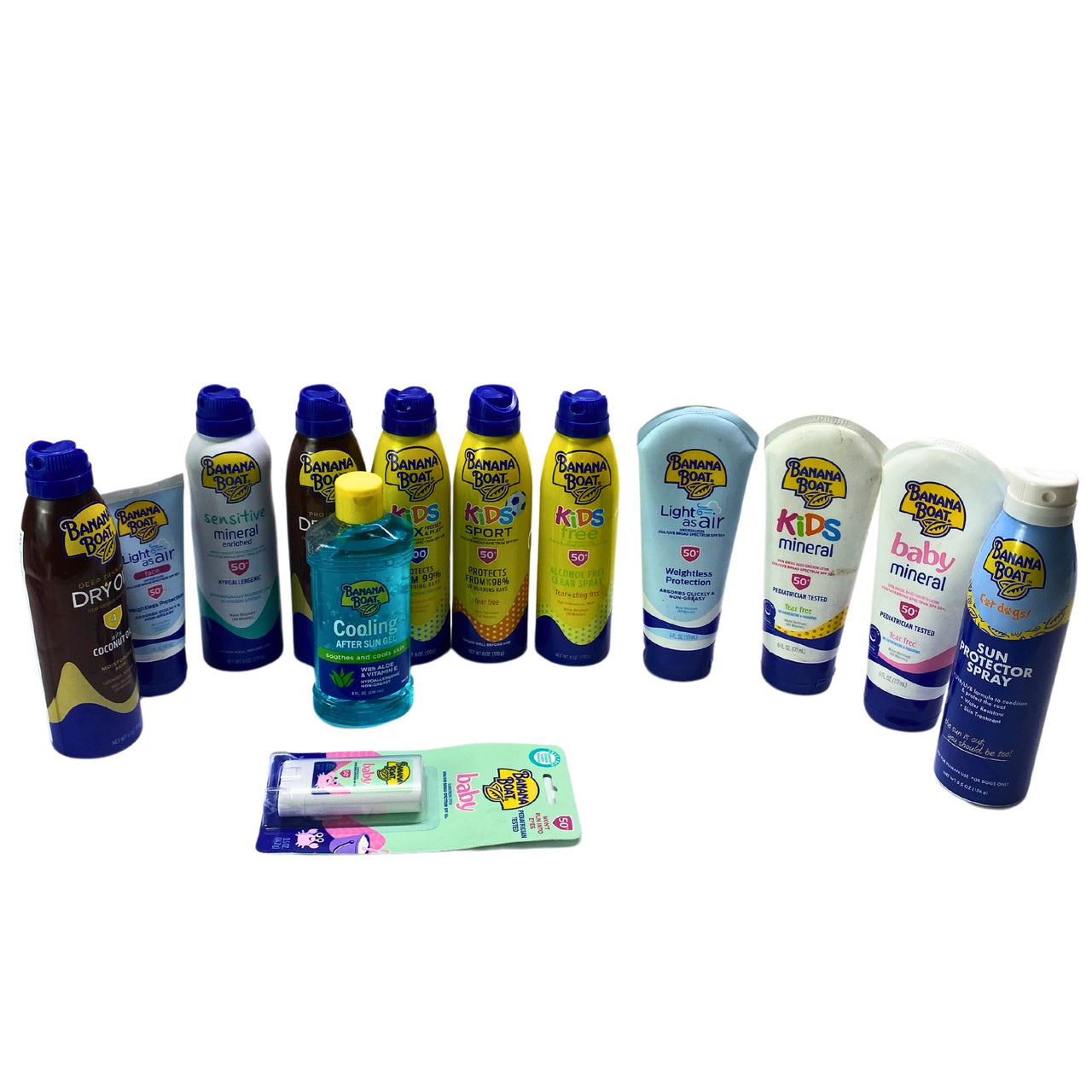 Banana Boat Assorted Sunscreens, Coooling After Sun Gel, Lotions 