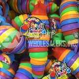 Sensory Silly Slug 7 In Tactile Stretch Toy Fidget Multi Color Stress Relief (140 Pcs Lot)