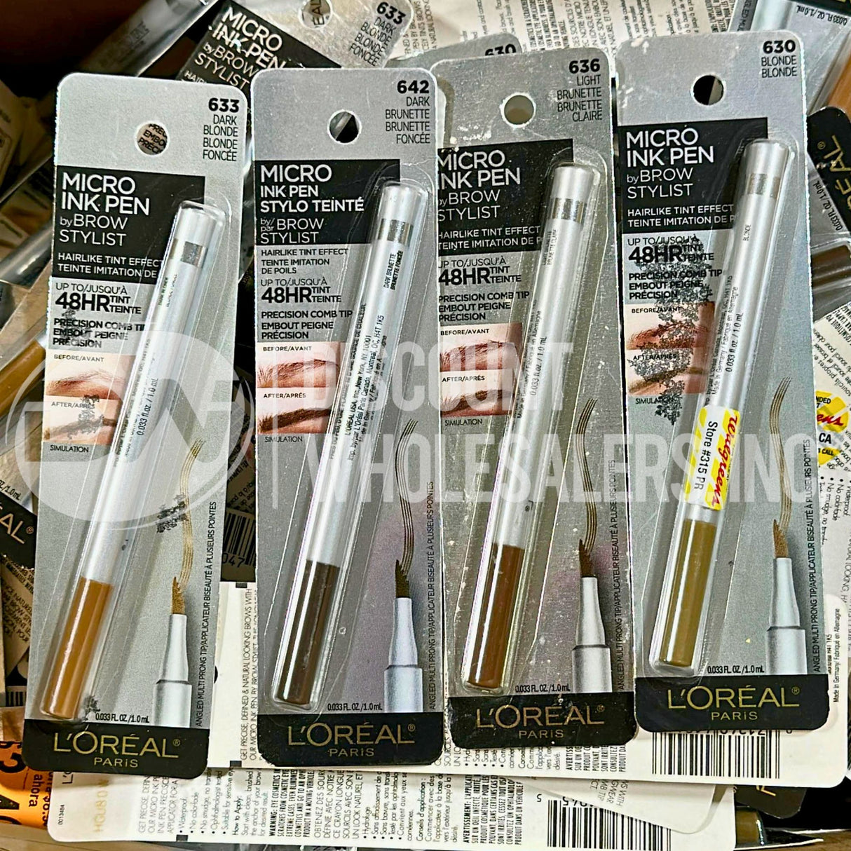 Eyebrow Mix Different Shades (190 Pcs Lot)