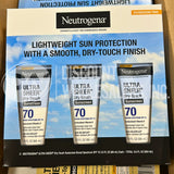 Neutrogena Ultra Sheer Dry-Touch SPF 70 Sunscreen Lotion (150 Pcs Lot)