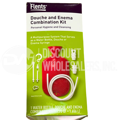 Comfortable Douche and Enema Kit - 1.75 QT Capacity for Effective Cleansing (60 Pcs Lot)