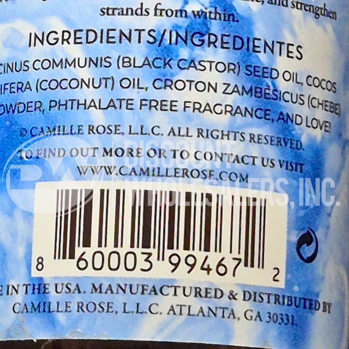 Camille Rose Black Castor Oil And Kaleidoscope Miracle Drops 2 Fl (86 Pcs Lot)