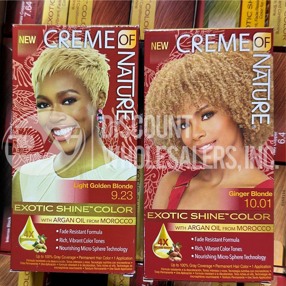 Creme Of Nature Exotic Shine Color With Argan Oil Mix (104 Pcs Lot)