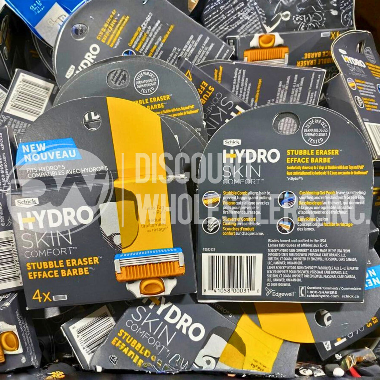 Hydro Skin Comfort Stubble Eraser 4 Cartridges (100 Pcs Lot)