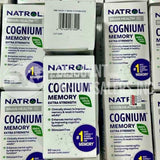 Natrol Cognium Complete Brain Health Supplements for Adults, 60ct (127 Pcs Lot)