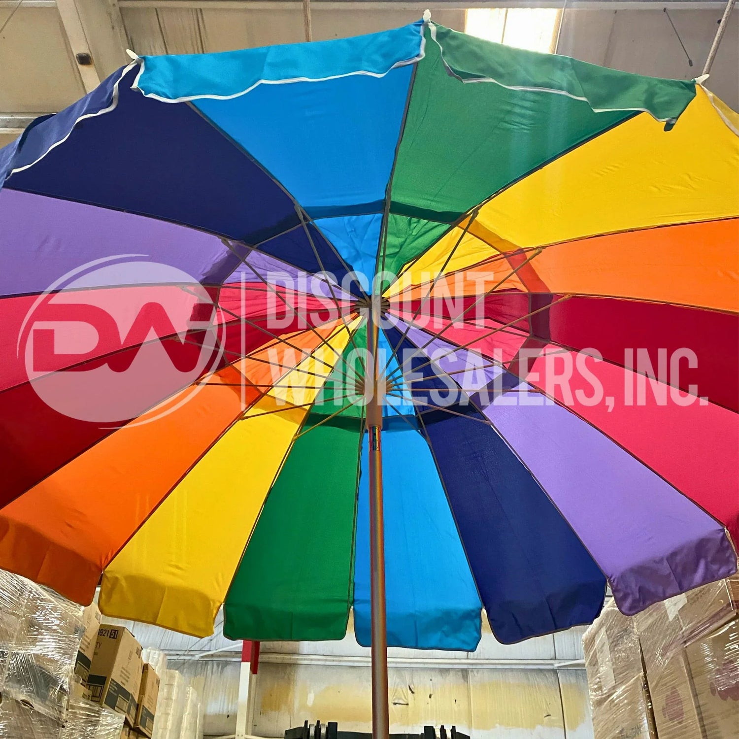 8 Ft Beach Umbrella Wholesale Pallet 120 Pcs