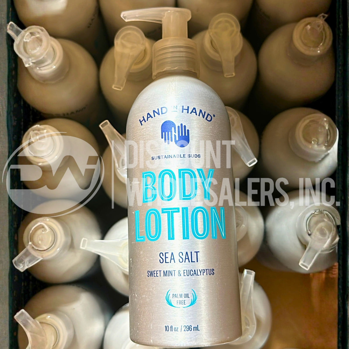 Hand In Hand Body Lotion Sea Salt Sweet Mint & Eucalyptus 10 Oz (64 Pcs Lot)
