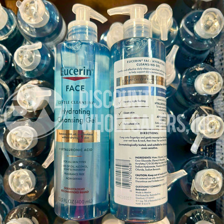 Eucerin Face Gentle Hydrating Cleansing Gel, 13.5 Fl.Oz (99 Pcs Lot)