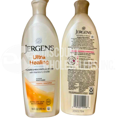 Jergens Ultra Healing Extra Dry Skin Moisturizer 10 OZ (58 Pcs Lot)