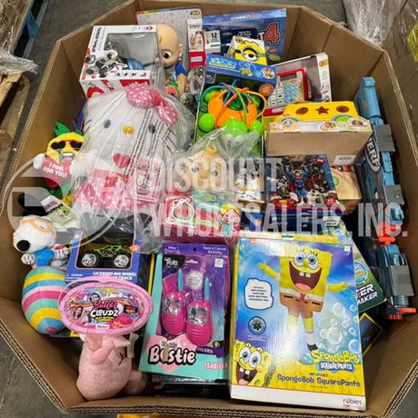 Assorted Toys Wholesale Liquidation (100 Pcs Per Pallet)