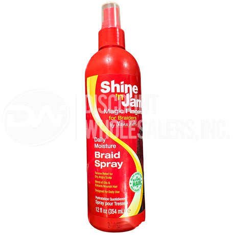 Shine 'n Jam Magic Fingers Un-Braid Spray 12 oz Mix (70 Pcs Lot)