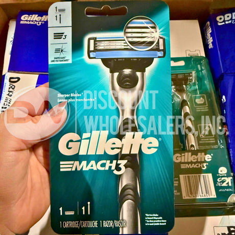 Gillette Mach 3, 1 Cartridge 1 Razor (80 Pcs Lot)