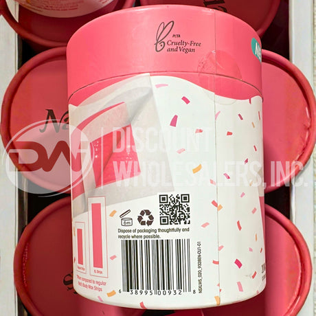 Nad's Hair Removal Strawberry & Cream Extra Long Wax Strips No Rub Formula 20 Wax Strips (42 Pcs Lot)