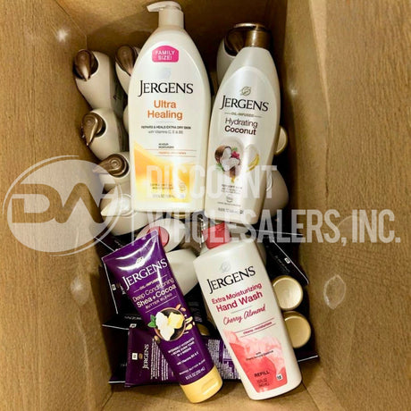 Jergens Assorted Different Products Body Lotions (111 Pcs Lot)
