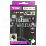 Powerxcel USB-A. Fast Charge & Sync 4Ft Cable Fast Charging IPhone Ipad (106 Pcs Lot)