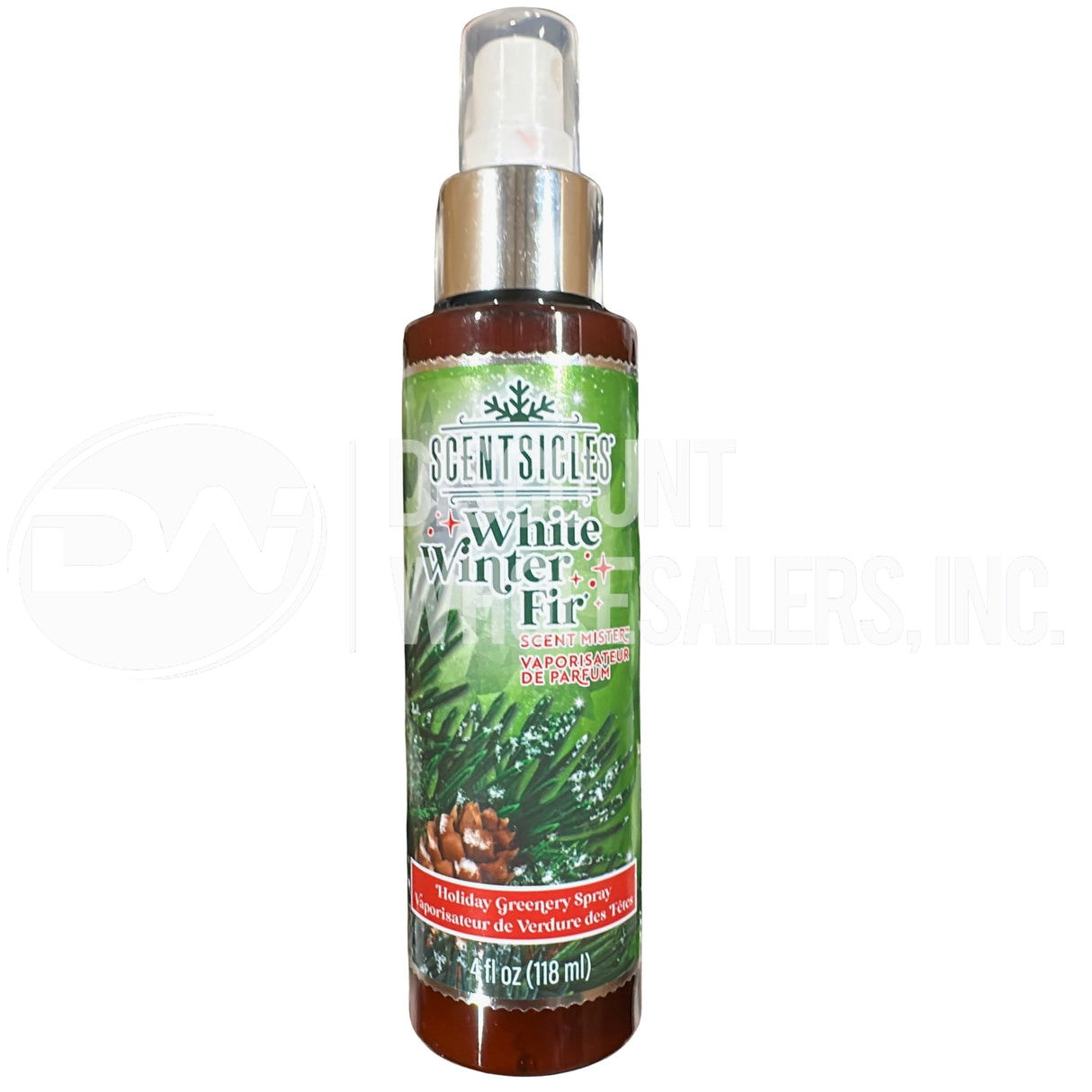 Scentsicles White Winter Fur Scent Mister Holiday Greenery Spray 4 oz (76 Pcs Lot)