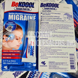 BeKoool Temple Roll-On Migraine Relief Cooling Gel, 0.17 Oz, 100+ Applications (325 Pcs Lot)