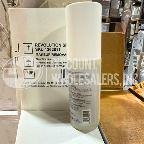 Revolution Makeup Remover Spray Refreshing Water 3.38 Fl. Oz. (36 Pcs Lot)