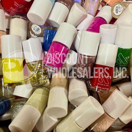 Olive & June Nail Polish Long Lasting Assorted Colors #1 (100 Pcs Lot)