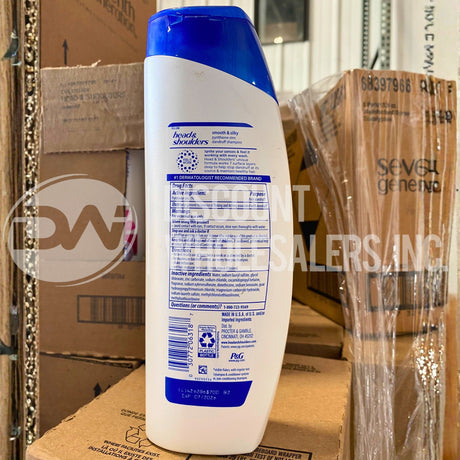 Head & Shoulders Shampoo Smooth & Silky 12.5 Fl Oz (50 Pcs Lot)