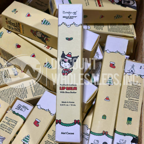 The Creme Shop Moisture Remedy Lip Balm With Shea Butter Hot Cocoa 0.54 fl (100 Pcs Lot)