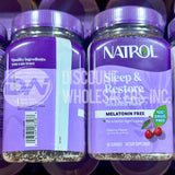 Natrol Sleep & Restore Melatonin Free Gummies Cherry 60ct (46 Pcs Lot)