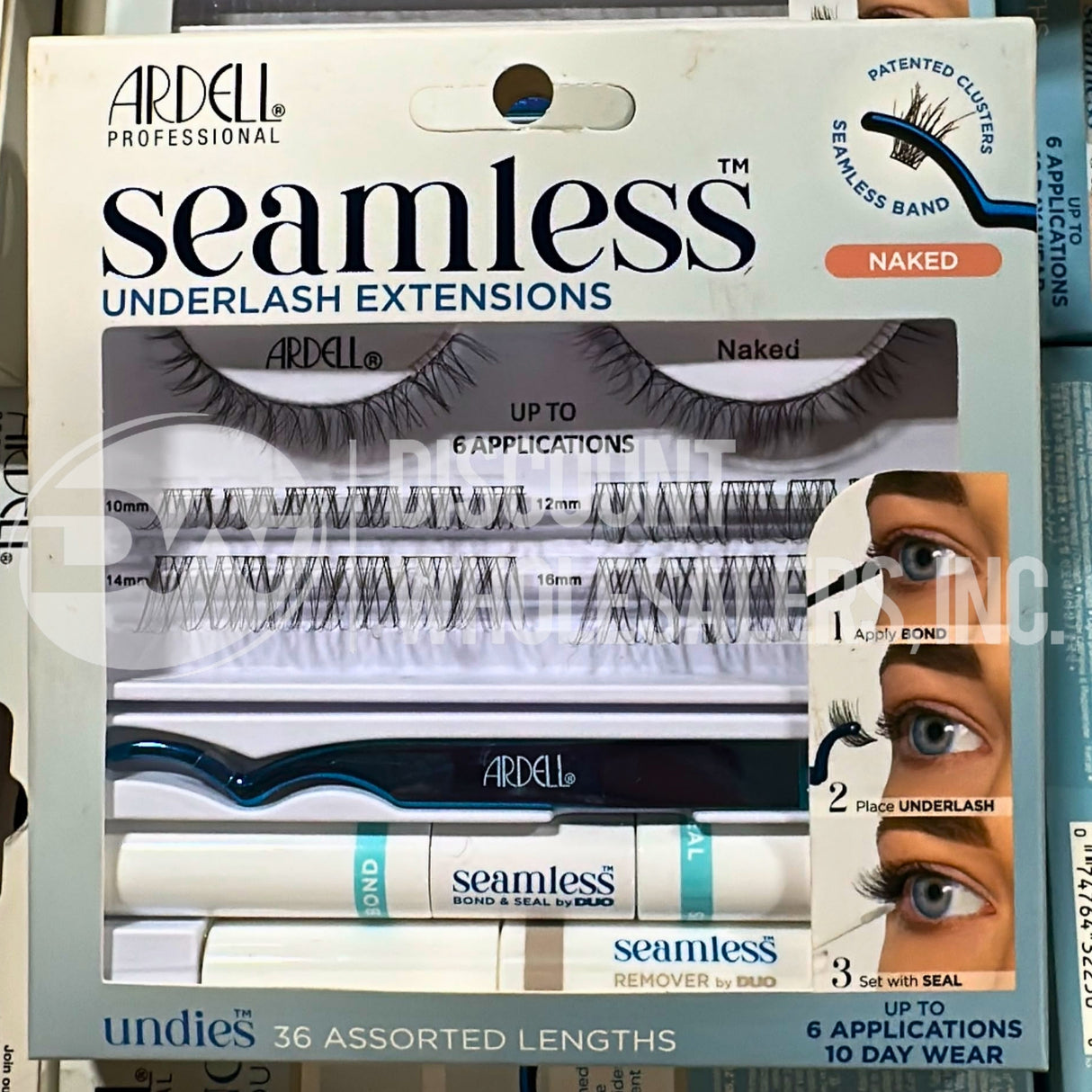 Ardell Seamless Under DIY Lash Extensions Kit Naked Style - 36 Individual Lashes (160 Pcs Lot)