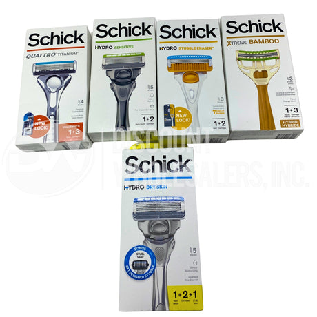 Schick Men Razors Assorted (200 Pcs Lot)