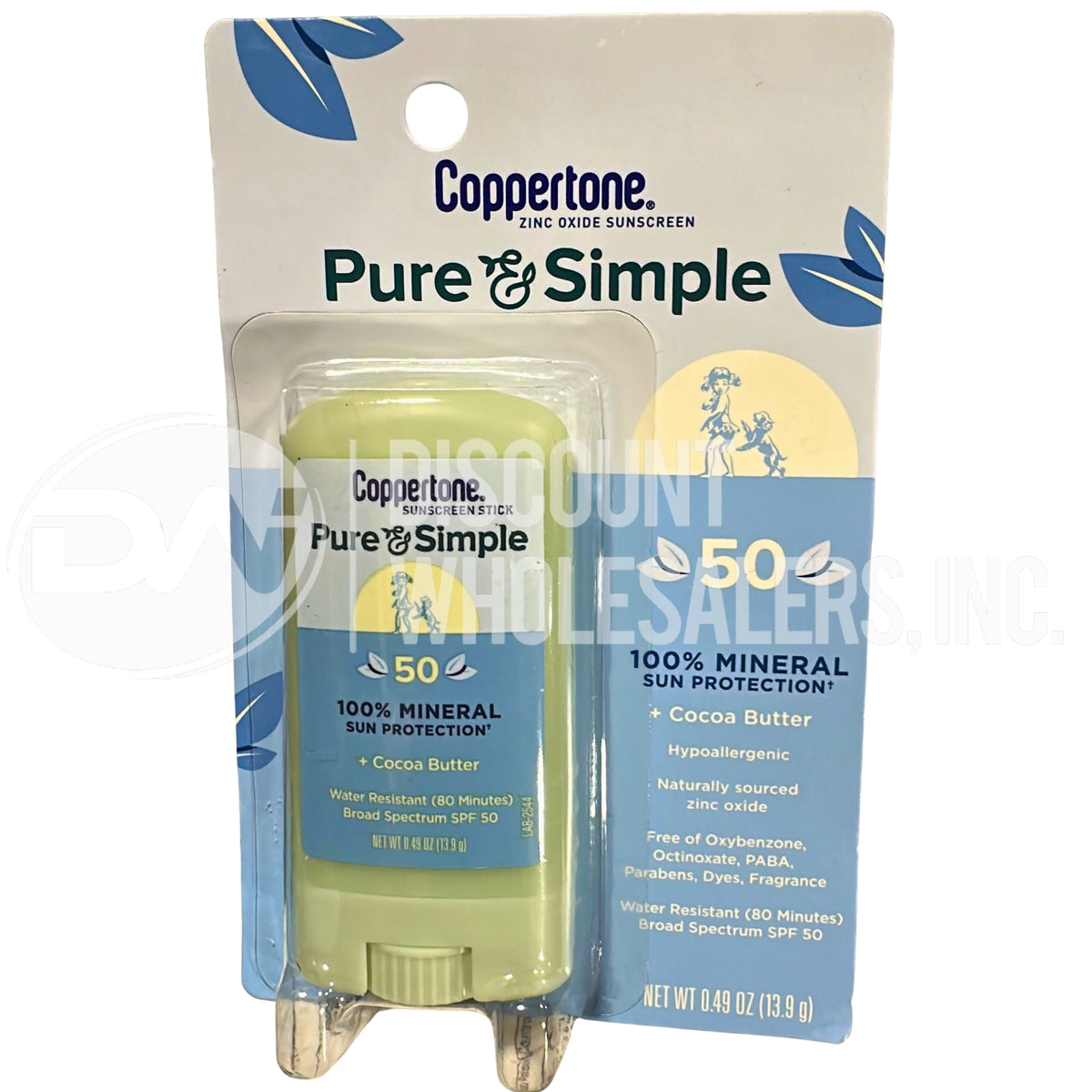 Coppertone Pure & Simple 50 Mineral Sun Protection (85 Pcs Lot)