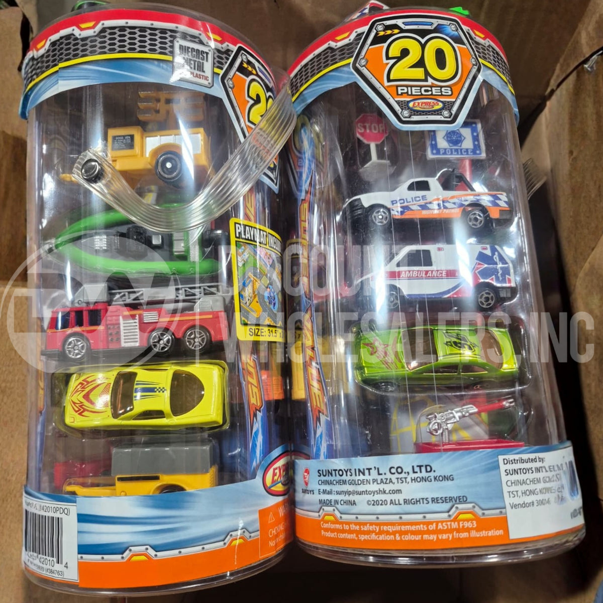 Express Wheels 20 Action Pack Playmat Included Diecast Metal And Plastic (48 Pcs Lot)