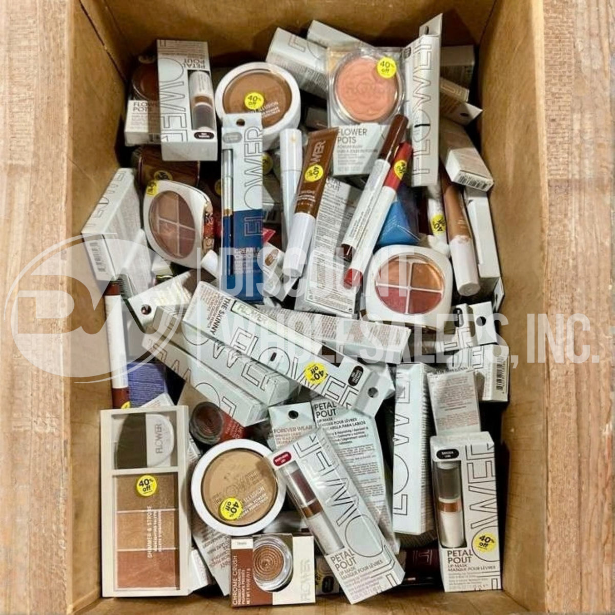 Flower Assorted Makeup Different Sizes (300 Pcs Lot)