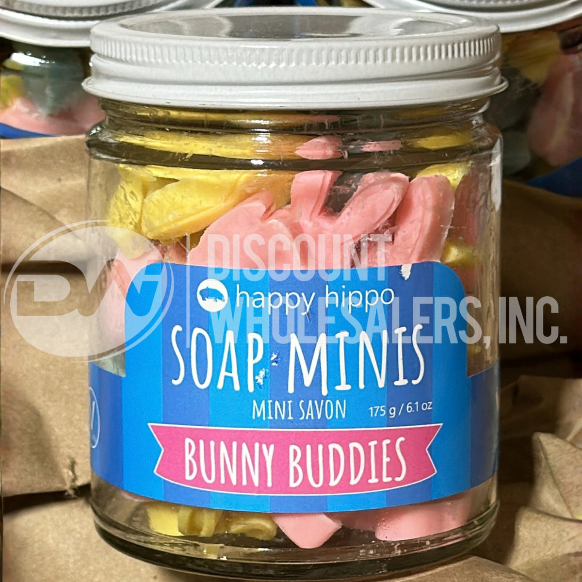 Happy Hippo Soap Minis Bunny Buddies (100 Pcs Lot)