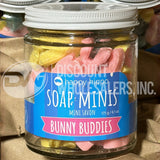 Happy Hippo Soap Minis Bunny Buddies (100 Pcs Lot)
