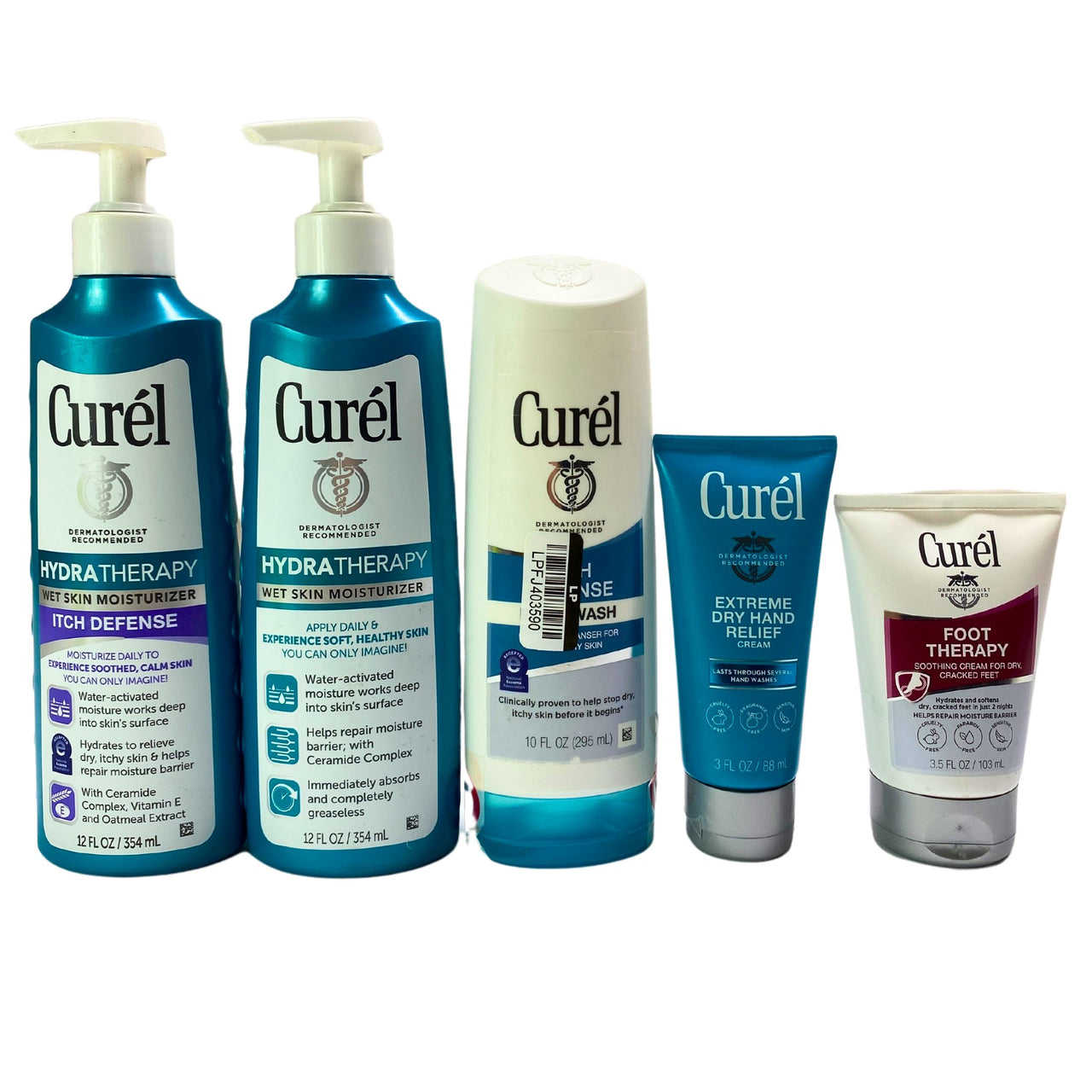 Curel Lotion, Cream, Body Wash for Mands, Body and Foot Different Sizes (50 Pcs Lot)