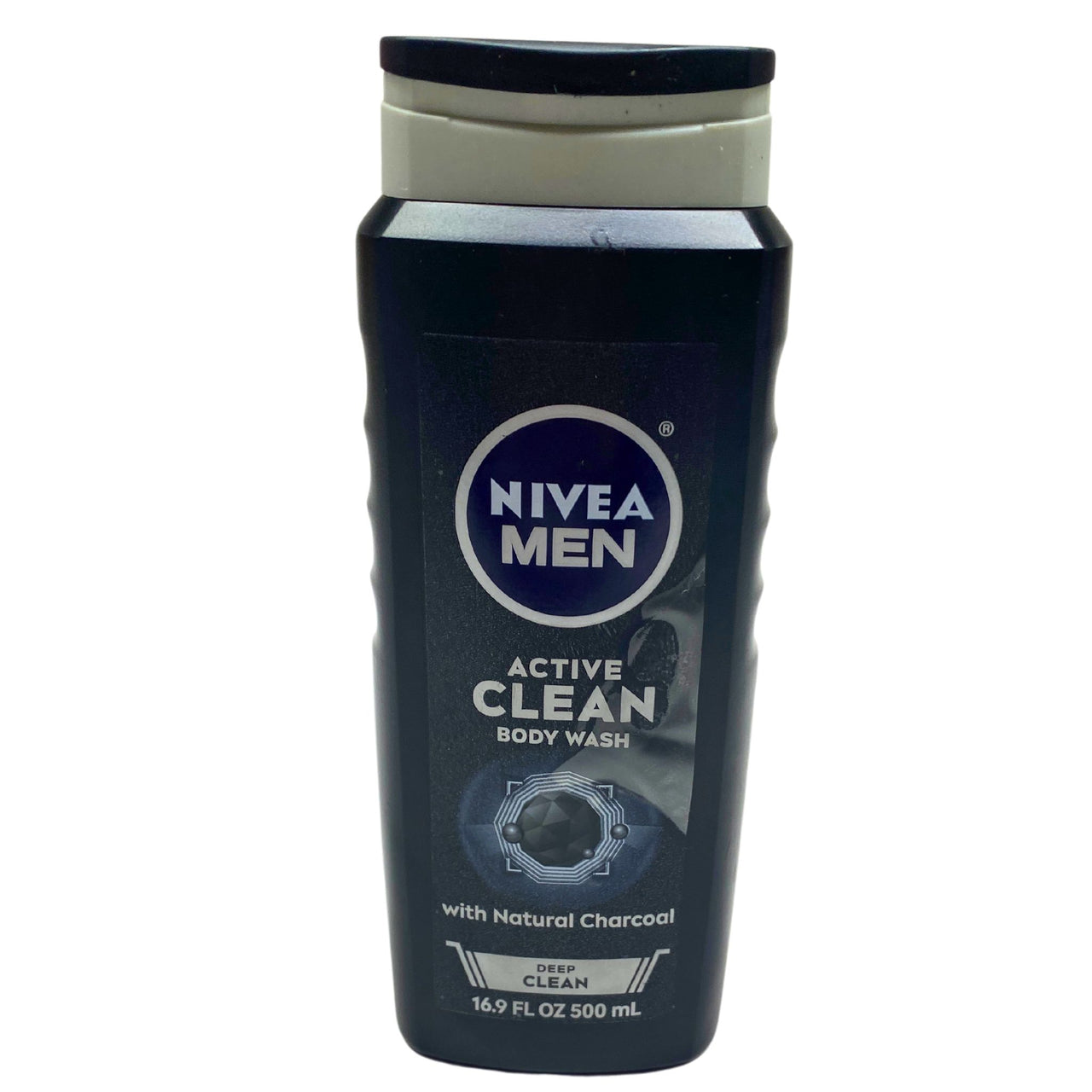 Nivea Men Active Clean Body Wash with Charcoal 16.9 fl oz (60 Pcs Lot)