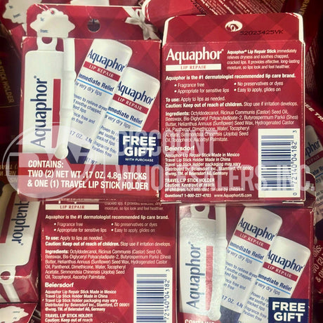 Aquaphor Lip Repair alivio inmediato, portapintalabios de viaje (lote de 340 piezas)