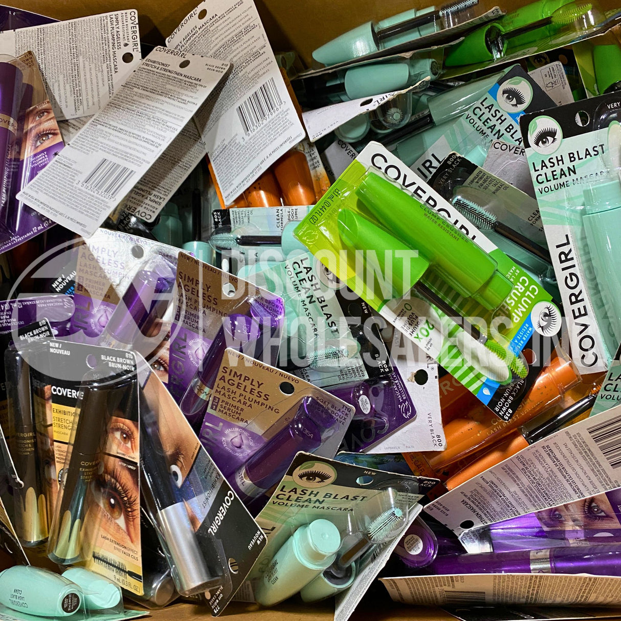 Covergirl Assorted Mascaras Different Shades and Styles (100 Pcs Lot)