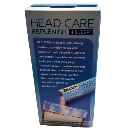 Excedrin Head Care Replenish +Sleep Dietary Supplement 