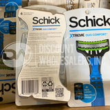Schick Xtreme Duo Comfort 4 Disposable Razors (60 Pcs Lot)