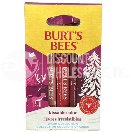 Burt's Bees Kissable Color Warm Collection Holiday Gift Set (110 Pcs Lot)