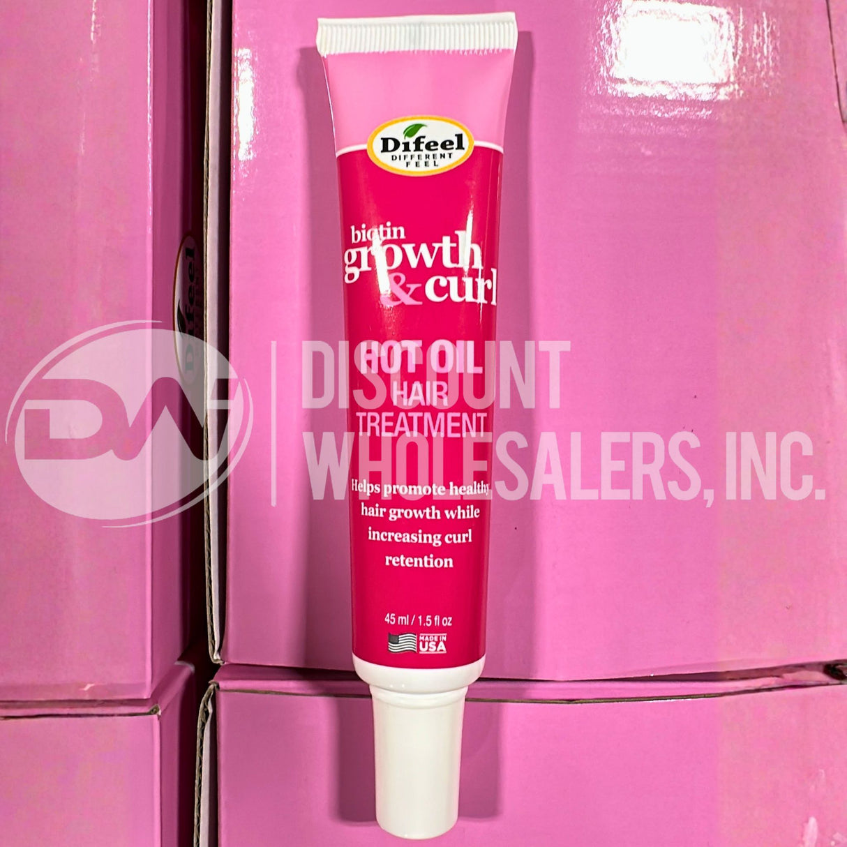Difeel Biotin Growth & Curl Hot Oil Hair Treatment 1.5FL (210 Pcs Lot)