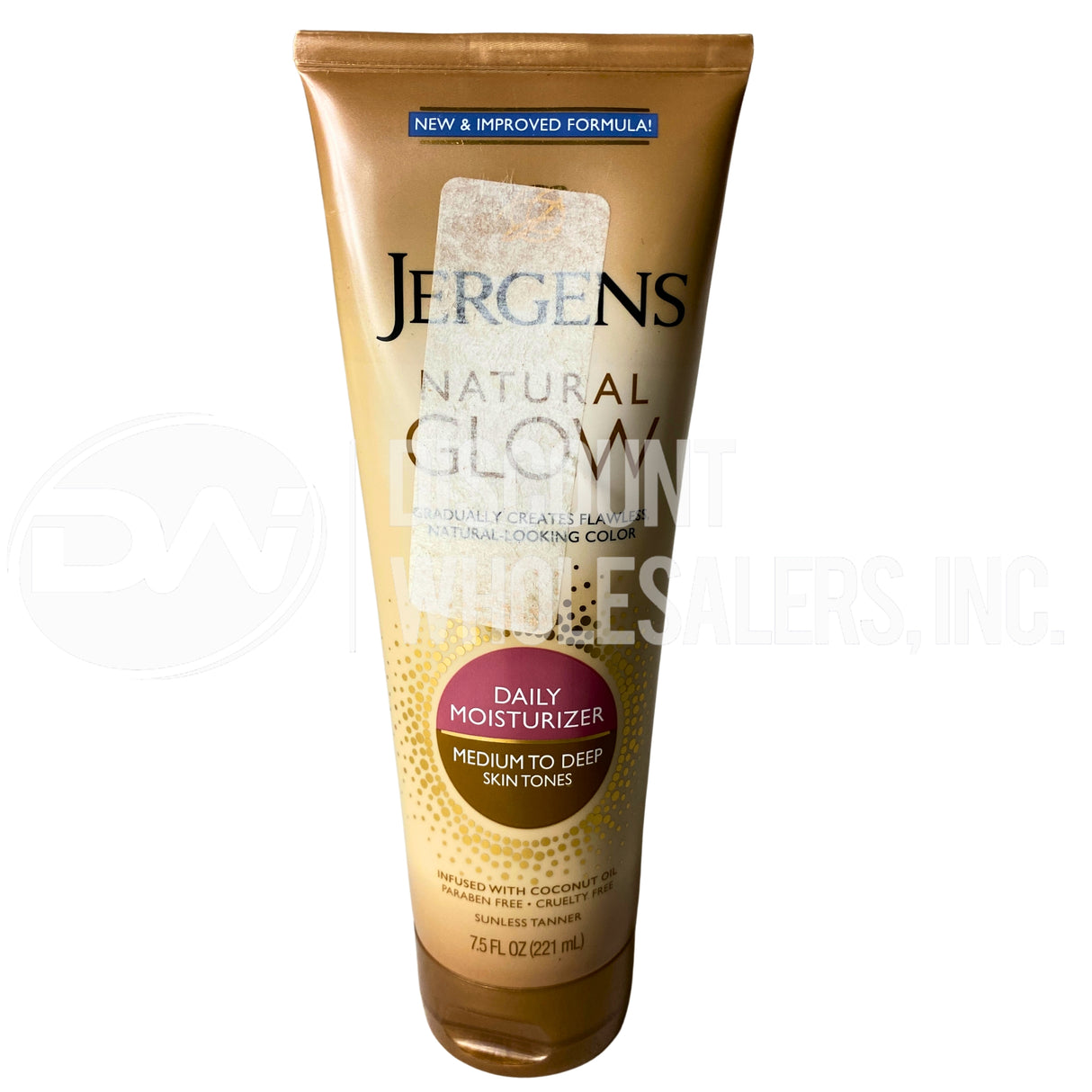 Jergens Natural Glow Sunless Tanner Medium/Deep 7.5 Oz Coconut Oil (80 Pcs Lot)