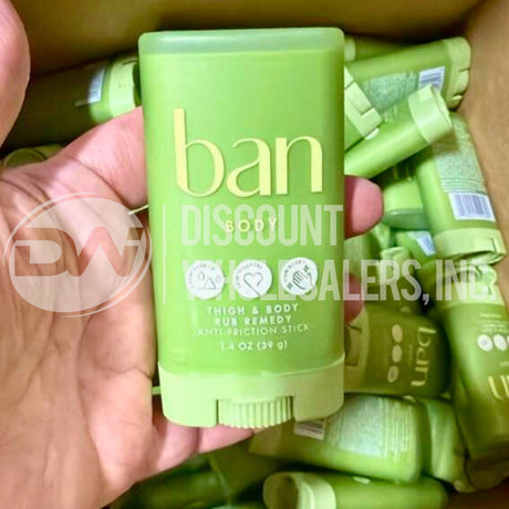 Ban Body Thigh & Body Rub Remedy Anti Friction Stick 1.4 Fl. (100 Pcs Lot)