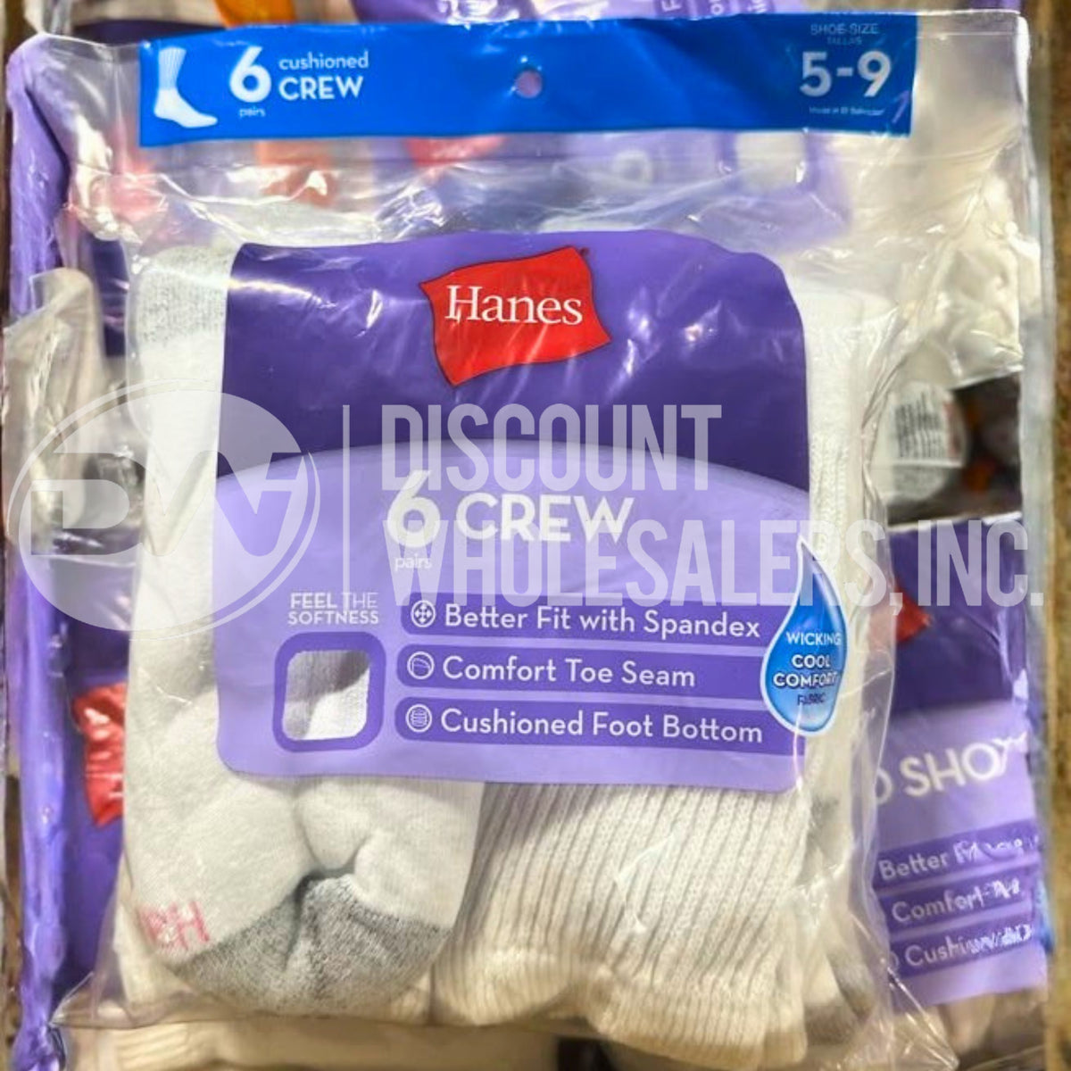 Hanes Socks Assorted Different Sizes (55 Pcs Lot)