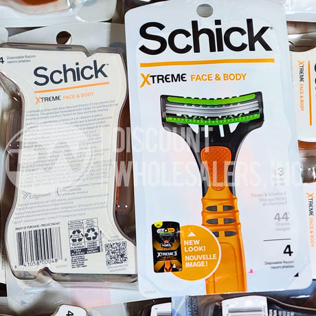 Schick Xtreme 3 Face & Body (110 Pcs Lot)