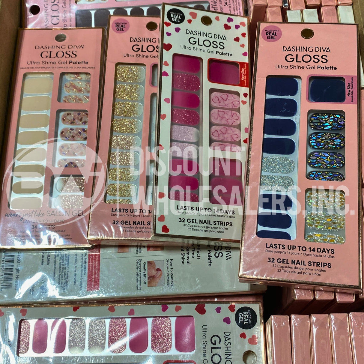 Dashing Diva Gloss Ultra Shine Gel Palette Assorted Shades and Styles (100 Pcs Lot)