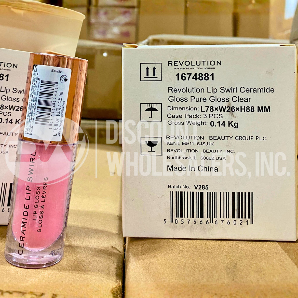 Revolution Ceramide Lip Swirl Lip Gloss (72 Pcs Lot)