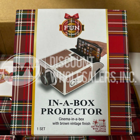alt
Proyector para teléfono en una caja, cine en casa portátil, regalo de Navidad (lote de 54 piezas)