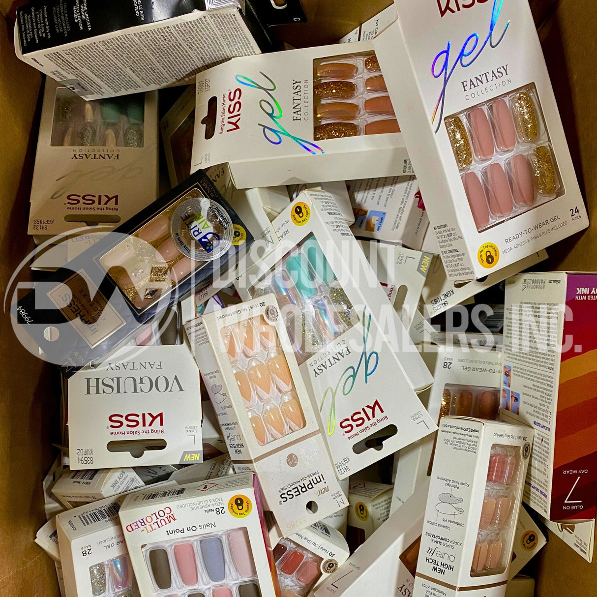 Kiss and ImPRESS Nails Assorted Shades and Styles (150 Pcs Lot)